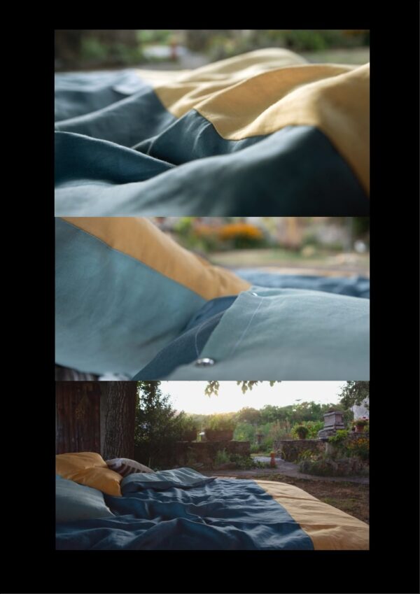 parure housse de couette + taies d'oreillers